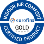 Label Eurofins Gold zertifiziertes Produkt