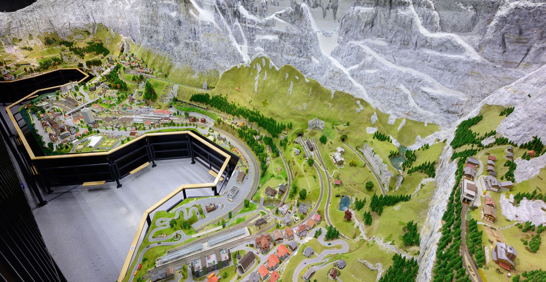 La Svizzera dall'alto in miniatura