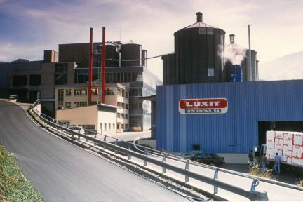 Altes Werk Luxit in der Romandie Werk Luxit Romandie