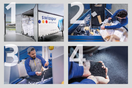 swisspor Recyclingzentrum Boswil