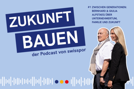 Zwischen Generationen: Bernhard und Giulia Alpstaeg im Gespräch. 