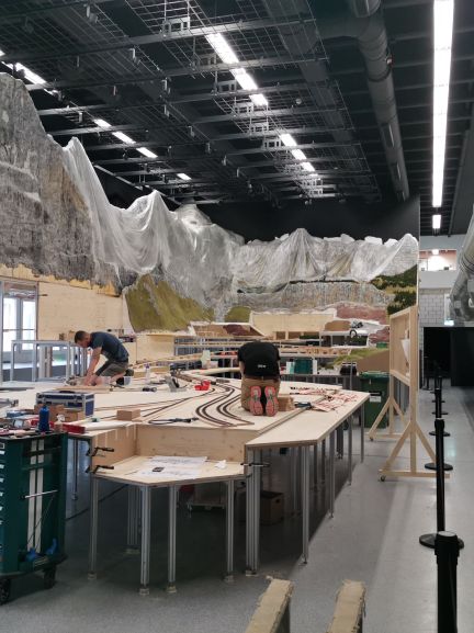 Im Tal entsteht Neues Smilestones Miniaturwelt