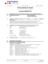 Fiche de donn&eacute;es de s&eacute;curit&eacute; Mousse PU - Accessoires gros oeuvre