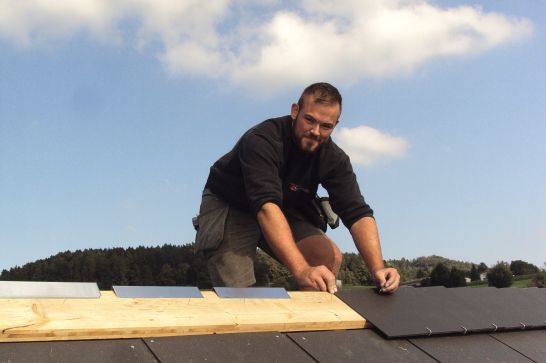 Firstausbildung mit Strackortfirst durch Flavio Biner Einfamilienhaus Thalmann