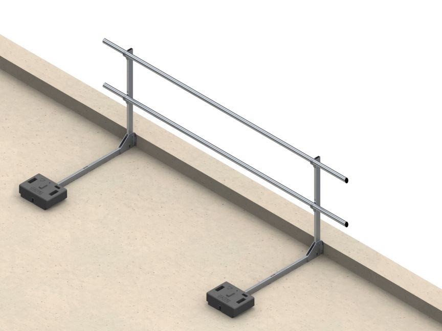 SAFSYS Sistema parapetto RAIL Set accesso tetto