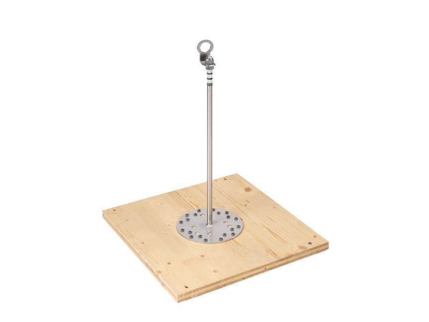 SAFSYS tetto piano punto di ancoraggio su legno ZSM III-H