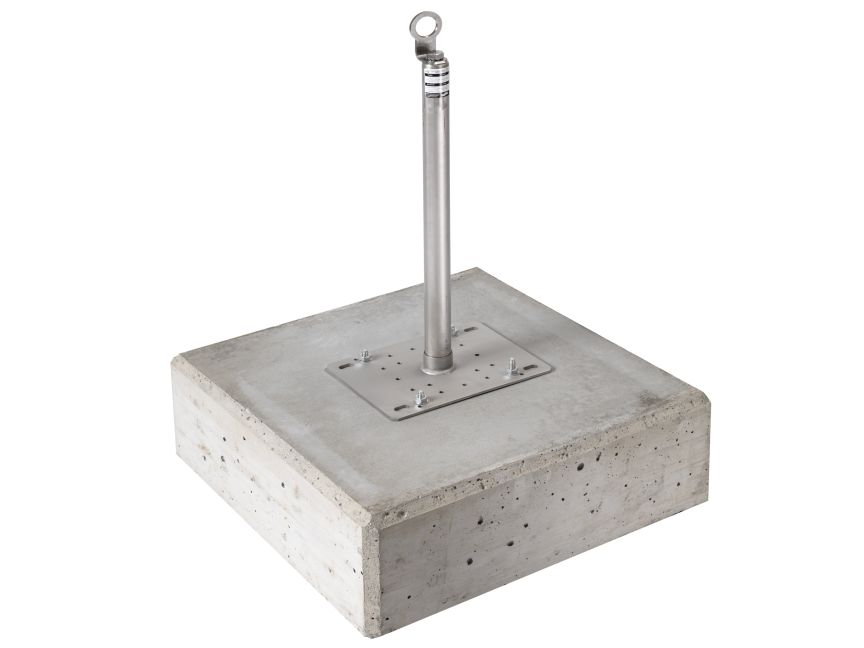 SAFSYS tetto piano punto di ancoraggio su calcestruzzo ESL B-S