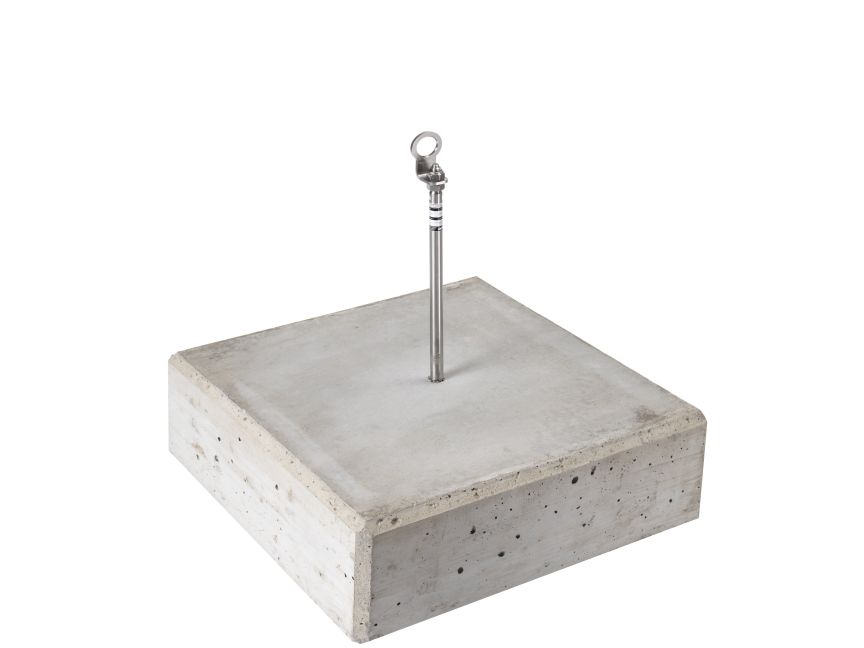 SAFSYS tetto piano punto di ancoraggio su calcestruzzo HIT