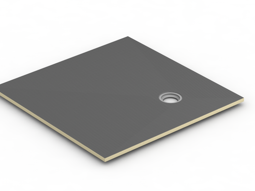 swisspor BOARD Doccia Piato dezentral