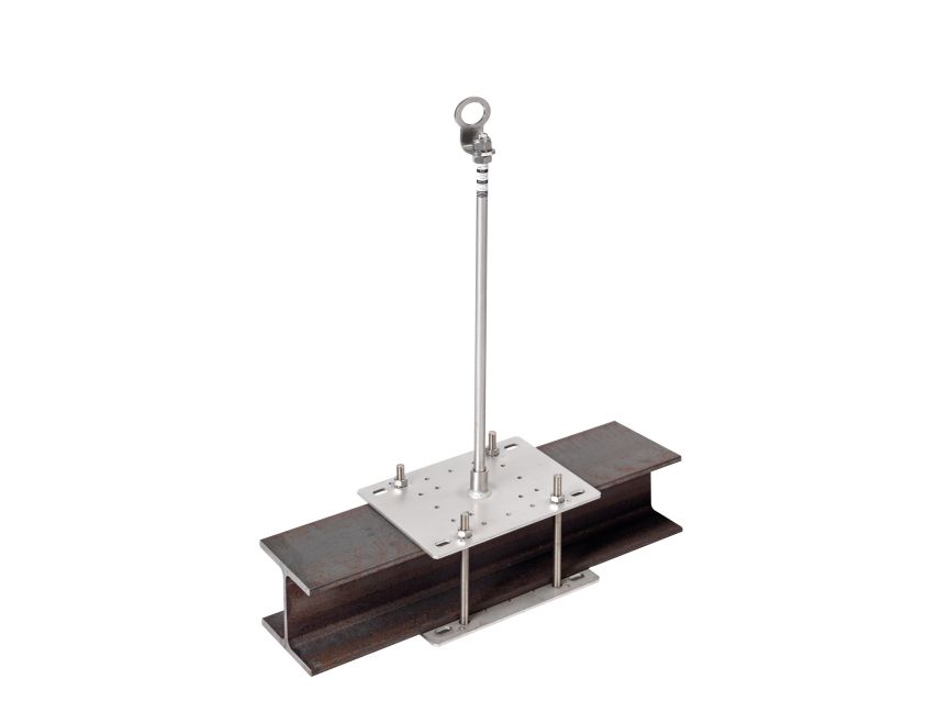 SAFSYS tetto piano punto di ancoraggio su struttura metallica ZSL S-KP SAFSYS tetto piano punto di ancoraggio su struttura metallica ZSL S-KP