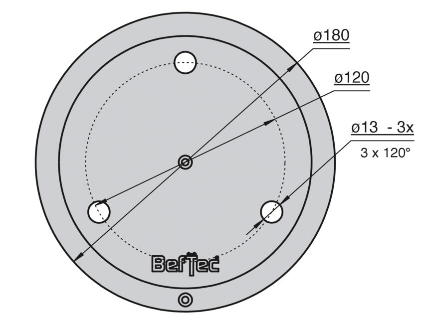  BefTec Etanch&eacute;it&eacute; Pi&egrave;ce d'&eacute;tanch&eacute;it&eacute; DS 180