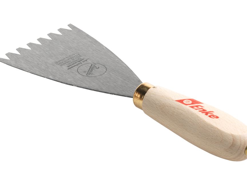 Accessoires ferblanterie Spatule dentelée 8cm Accessoires ferblanterie Spatule dentelée 8cm