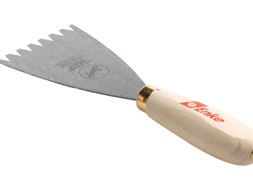 Accessoires ferblanterie Spatule dentelée 8cm