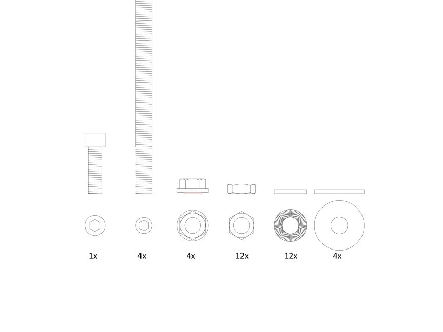 BefTec Set di montaggio S2