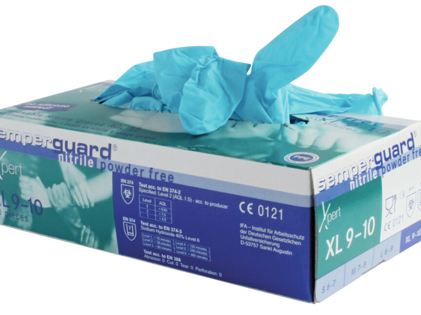 Guaine liquide Attrezzo Guanti monouso in nitrile