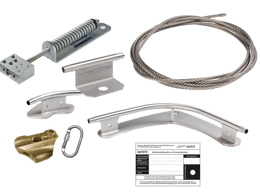 SAFSYS Seilsystem überfahrbar Kombination SAFSYS Seilsystem überfahrbar Kombination