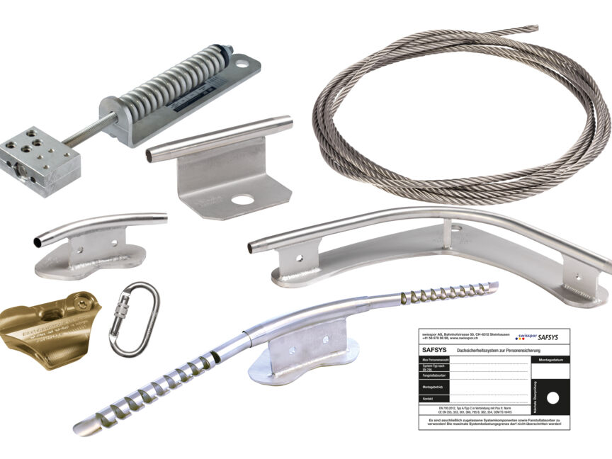 SAFSYS Seilsystem überfahrbar Kombination SAFSYS Seilsystem überfahrbar Kombination
