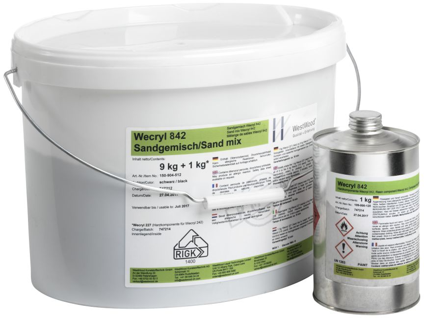 Flüssigkunststoff 2K Wecryl 842 Reprofiliermörtel Flüssigkunststoff 2K Wecryl 842 Reprofiliermörtel