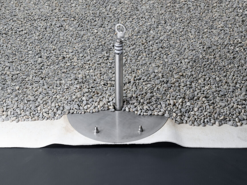  SAFSYS tetto piano punto d’ancoraggio zavorrato per tetto piano AL-ZS Easy