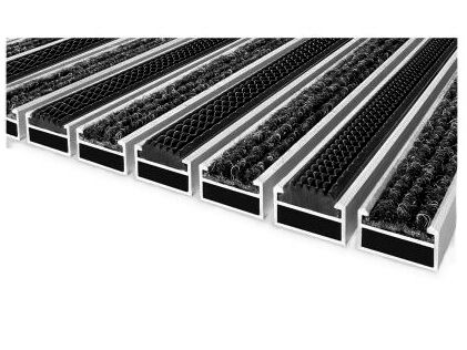 Sauberlaufmatte RG mit Textil- und Gummieinlage