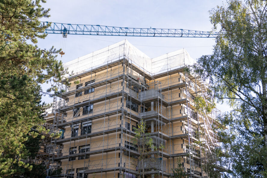 Rénovation du Schönbühlring 2-8 avec swissporTERA White à Lucerne