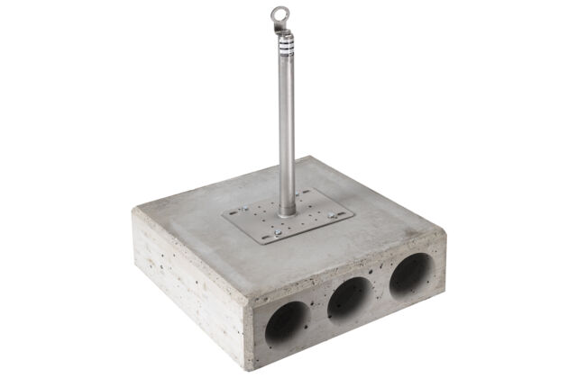 SAFSYS Flachdach Anschlagpunkt Beton Hohldecke ESL HD-B