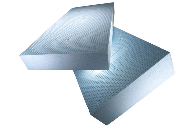 EPS Sockeldämmplatte blau