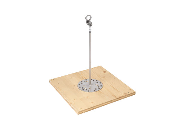 SAFSYS tetto piano punto di ancoraggio su legno ZSM III-H