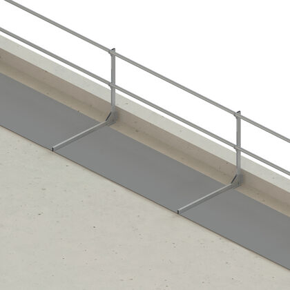 SAFSYS Sistema parapetto RAIL Montante Easy