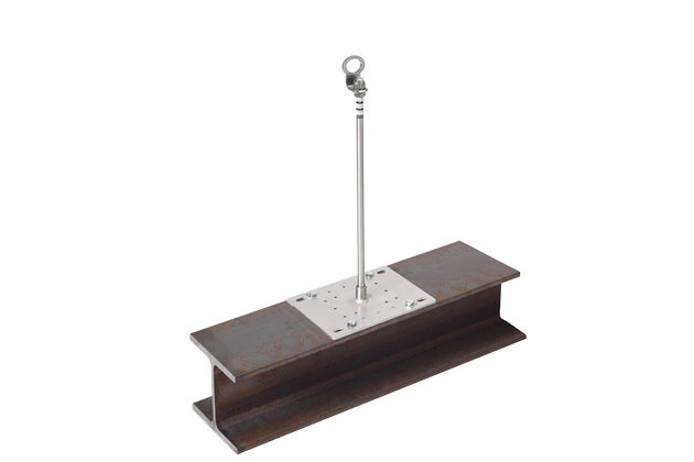 SAFSYS tetto piano punto di ancoraggio su struttura metallica ZSL S SAFSYS tetto piano punto di ancoraggio su struttura metallica ZSL S