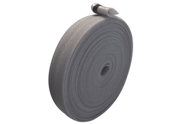 AIROFOM bande de rive avec feuille autocollante gris