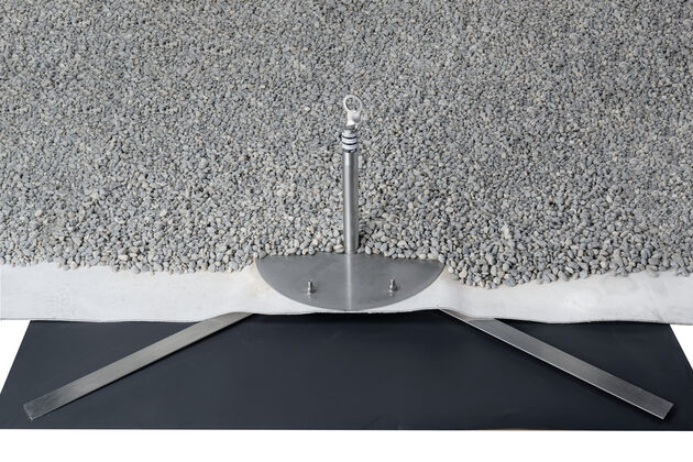  SAFSYS tetto piano punto d’ancoraggio zavorrato per tetto piano AL-ES Easy