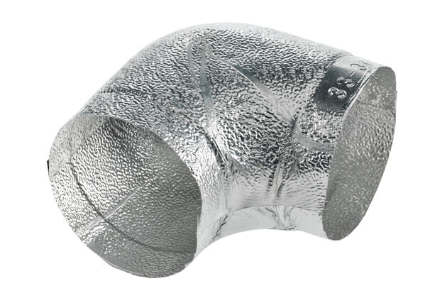 KISODUR Rivestimento gomiti 90° alluminio goffrato