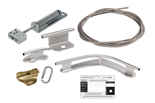 SAFSYS Sistema di fune traversabile combinazione