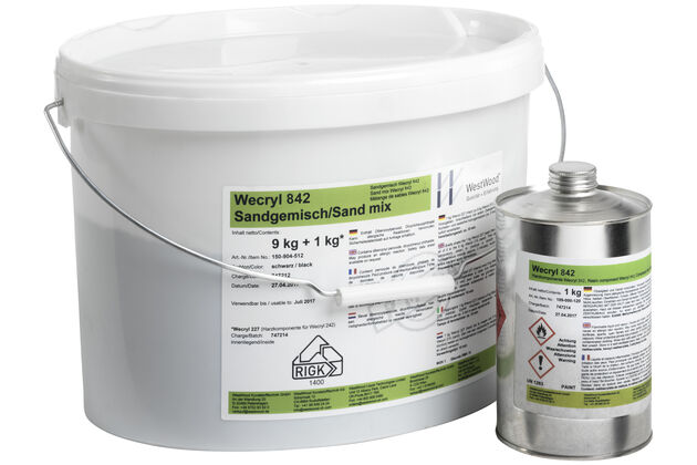 Flüssigkunststoff 2K Wecryl 842 Mortier de réparation et de ragréage