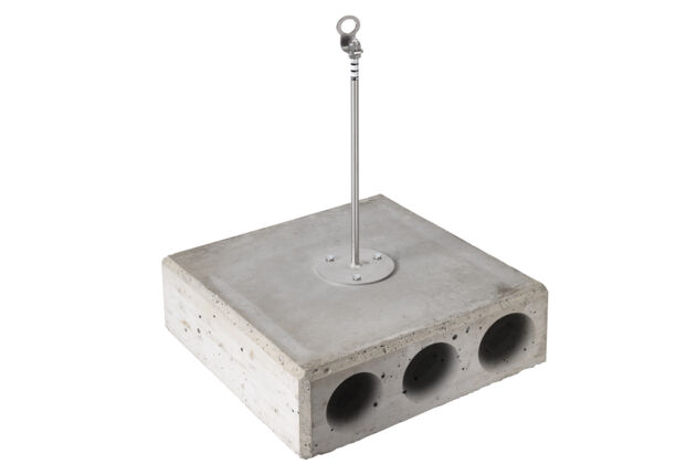 SAFSYS Flachdach Anschlagpunkt Beton Hohldecke ZS III-HD-B 