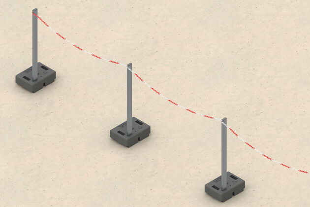 SAFSYS sistema parapetto delimitazione